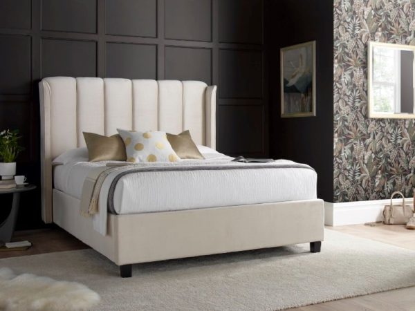 Bedmaster Aurora Ottoman King Size Warm Stone Ottoman Bed