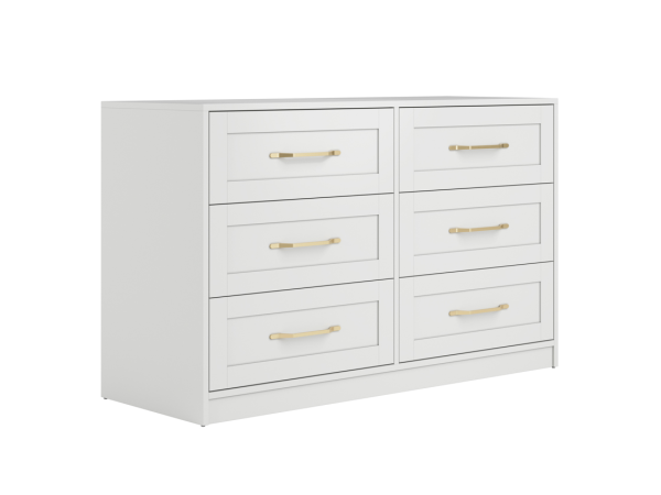 LPD Furniture Austen Chest White Drawer Chest