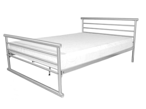 Heartlands Furniture Bambi Bed Silver Single Silver Metal Bed