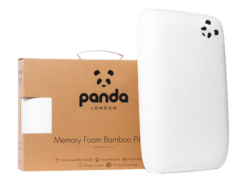 Panda Bamboo Memory Foam Pillow