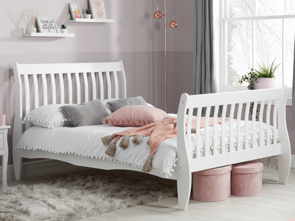 Birlea Belford Small Double White Wooden Bed