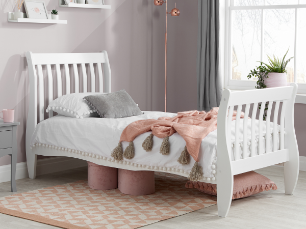 Birlea Belford Single White Wooden Bed