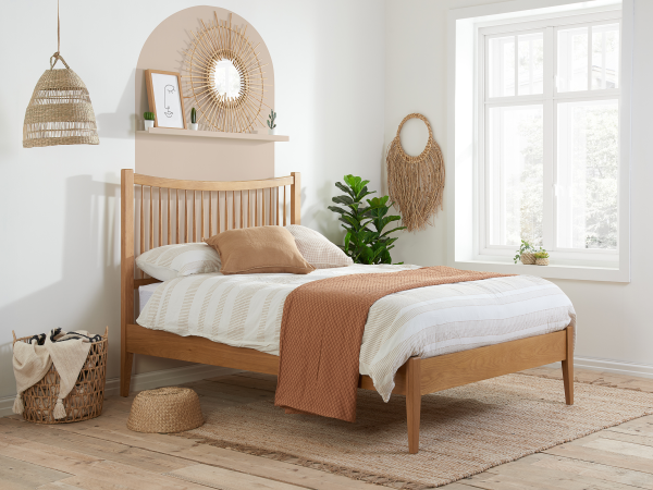 Birlea Berwick King Size Oak Wooden Bed