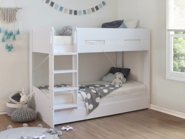 Flintshire Furniture Billie Bunk Bed Single White Bunk Bed