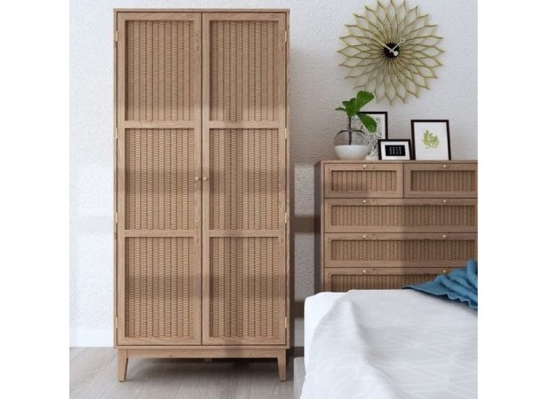 LPD Furniture Bordeaux 2 Door Wardrobe Wardrobe