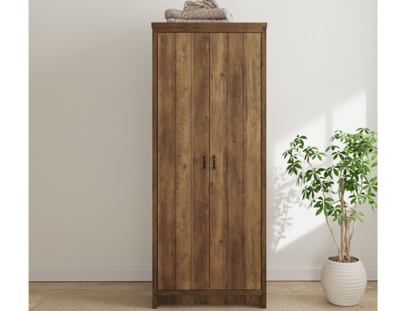 GFW Boston 2 Door Wardrobe Oak Wardrobe