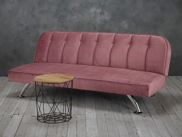 LPD Furniture Brighton Sofa Bed Lexie Pink Sofa Bed