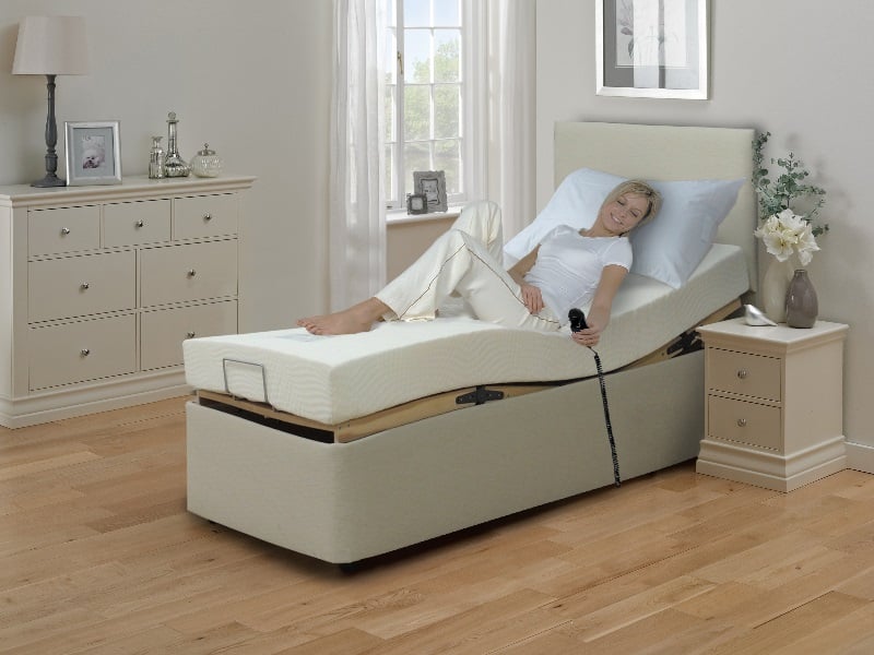 MiBed Bryony Super King Divan on Legs Electric Bed