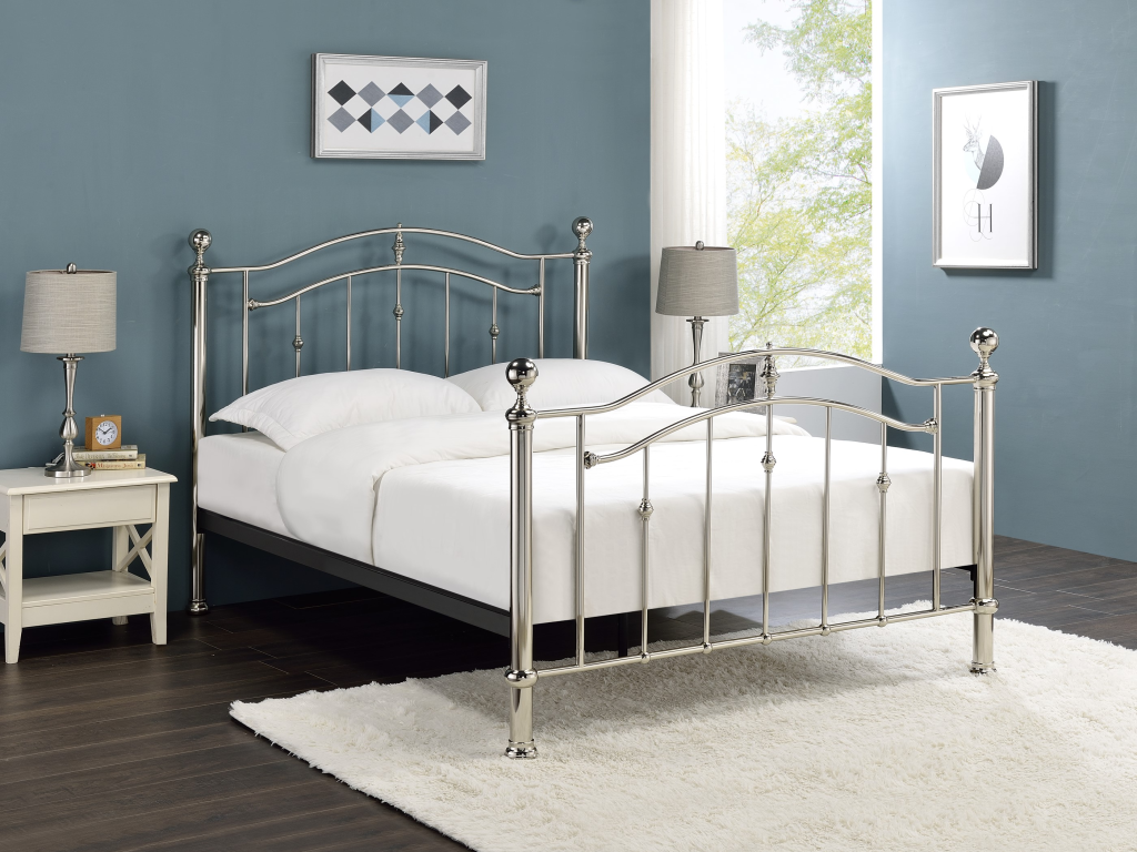 Limelight Callisto King Size Chrome Metal Bed