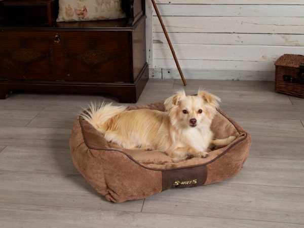 Scruffs Chester Box Bed Chocolate Small 50 x 40cm Dog Bed