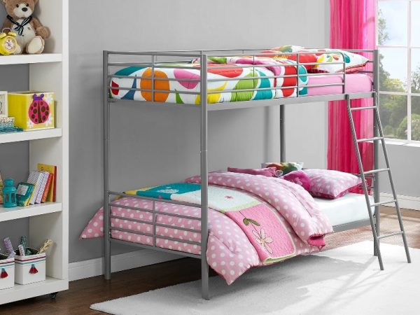 Dorel Convertible Bunk Bed Single Grey Bunk Bed