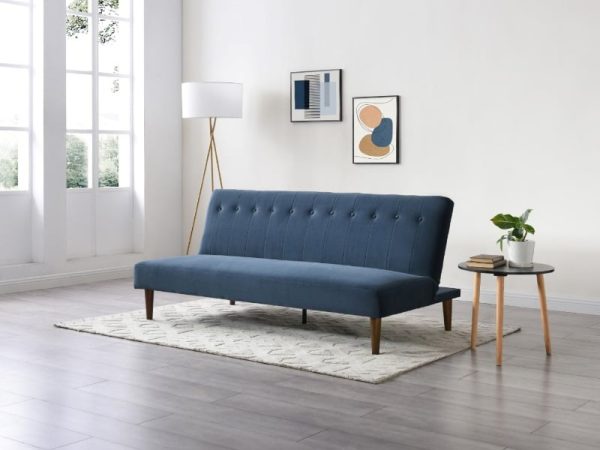 Kyoto Corin Ink Velvet Sofa Bed