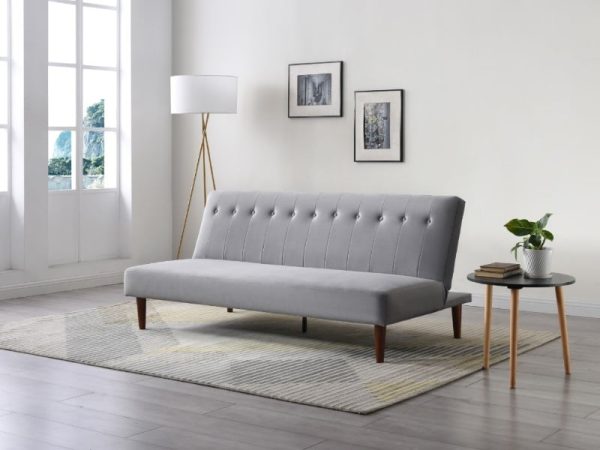 Kyoto Corin Grey Velvet Sofa Bed