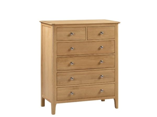 Julian Bowen Cotswold 4+2 Drawer Chest Drawer Chest