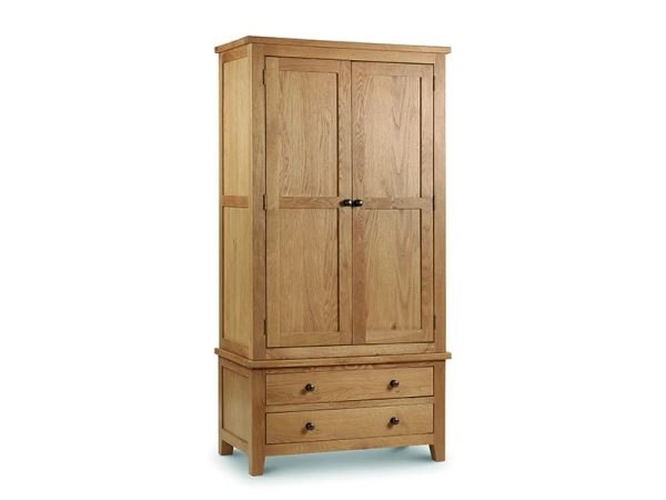 Julian Bowen Marlborough Combination Wardrobe Oak Wardrobe