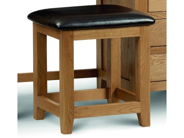 Julian Bowen Marlborough Dressing Stool Oak Stool