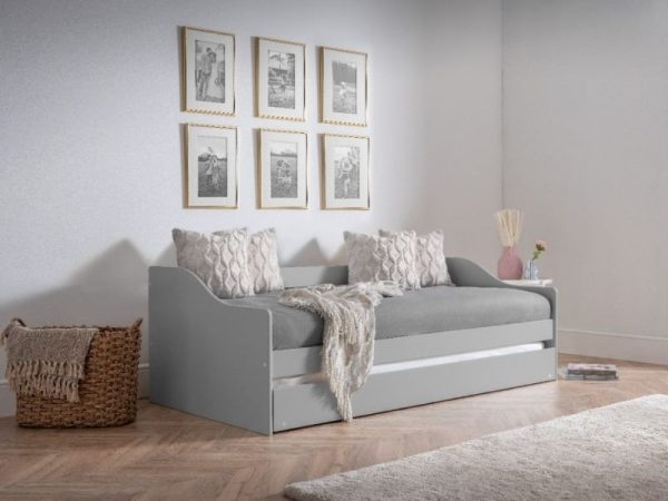 Julian Bowen Elba Daybed Dove Grey Sofa Bed