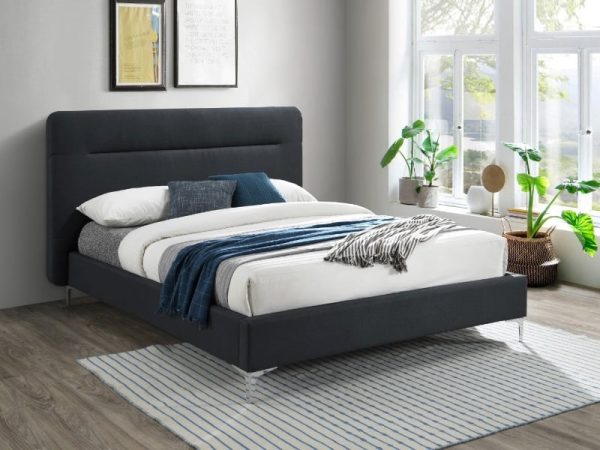 Birlea Finn King Size Charcoal Fabric Bed