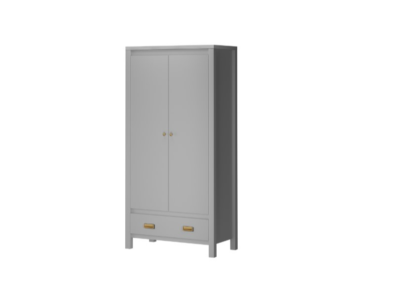 Little Seeds Haven Wardrobe Grey Grey Nursery Wardrobe | Bed Sava