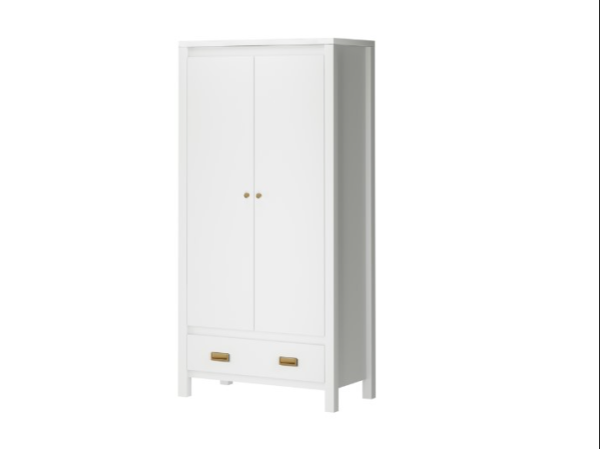 Little Seeds Haven Wardrobe White White Nursery Wardrobe