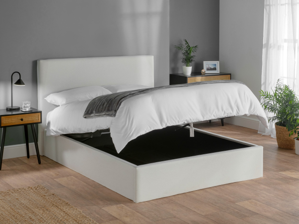 Snuggle Beds Henry Double Oatmeal Ottoman Bed