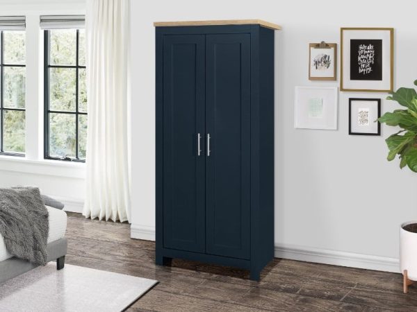 Birlea Highgate 2 Door Wardrobe Highgate Blue Wardrobe