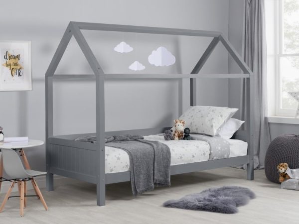 Birlea Home Bed Single Grey Childrens Bed