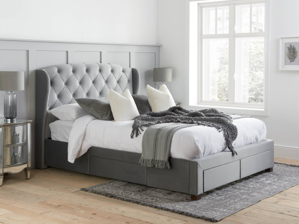 Birlea Hope King Size Fabric Bed