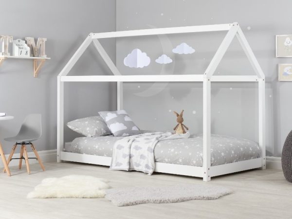 Birlea House Bed Single White Childrens Bed