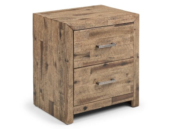 Julian Bowen Hoxton 2 Drawer Bedside Bedside Chest