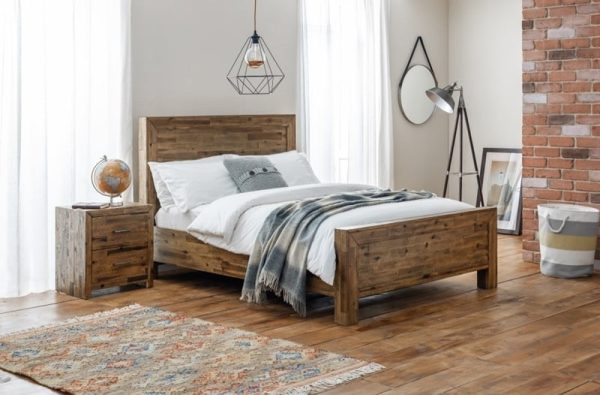 Julian Bowen Hoxton Bed King Size Wooden Bed