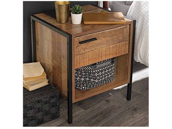 LPD Furniture Hoxton Bedside Cabinet Bedside Chest