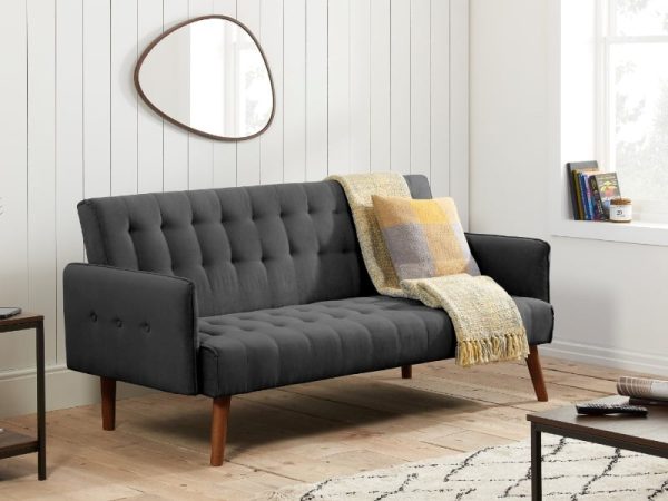 Birlea Hudson Sofa Bed Charcoal Sofa Bed