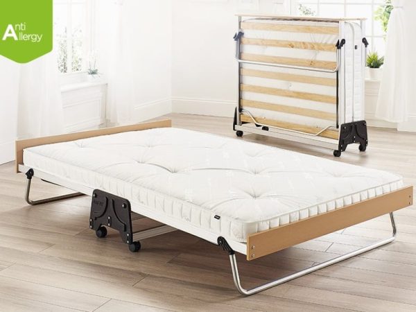 Jay Be J Bed Folding Bed with Anti Allergy Micro e Pocket Mattress Small Double Folding Bed