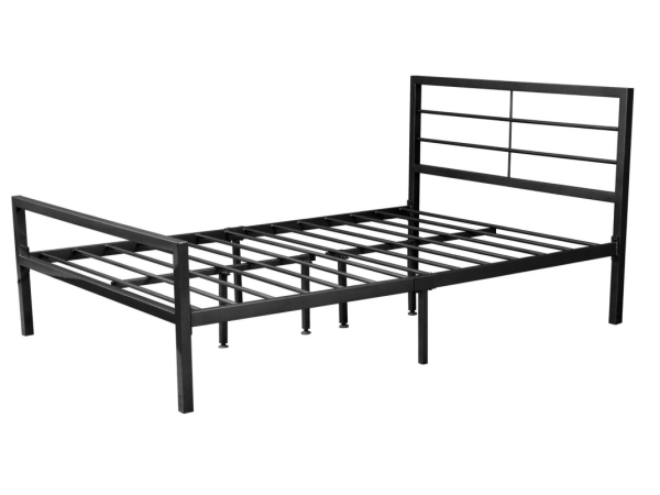 Heartlands Furniture Jennifer Contract Bed Double Black Metal Bed