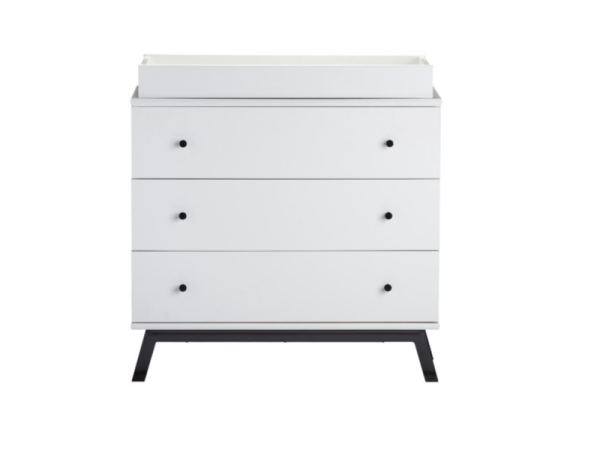 Little Seeds Lark Urban 3DRW Dresser with Topper White Changing Table