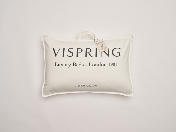 Vispring Luxury Premium Hungarian Goose Surround 90 x 50 Feather Pillow