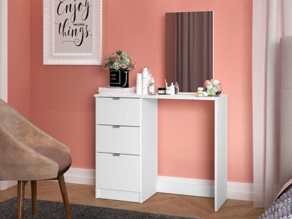 Birlea Madison 3 Drawer Dressing Table  Mirror Dressing Table