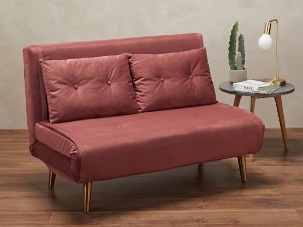 LPD Furniture Madison Sofa bed Pink Sofa Bed