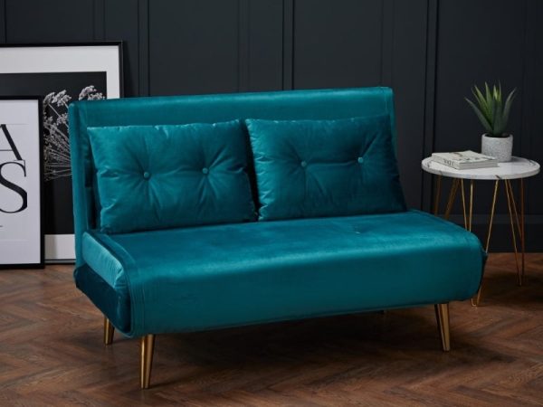 LPD Furniture Madison Sofa bed Teal Sofa Bed