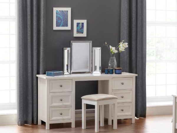 Julian Bowen Maine Dressing Table Surf White Dressing Table