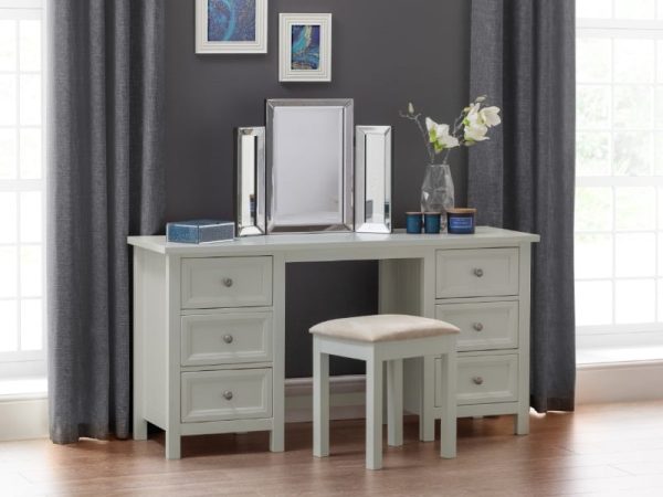 Julian Bowen Maine Dressing Table Dove Grey Dressing Table