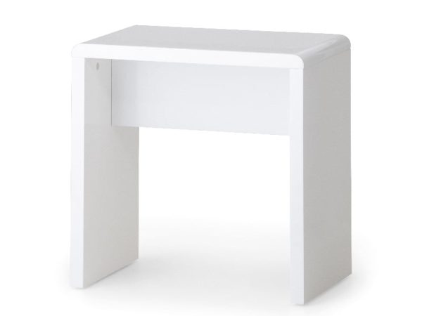 Julian Bowen Manhattan Dressing Stool White Stool