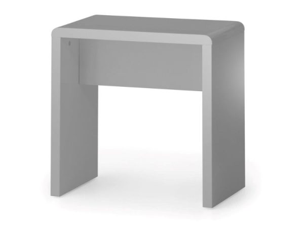 Julian Bowen Manhattan Dressing Stool Grey Stool