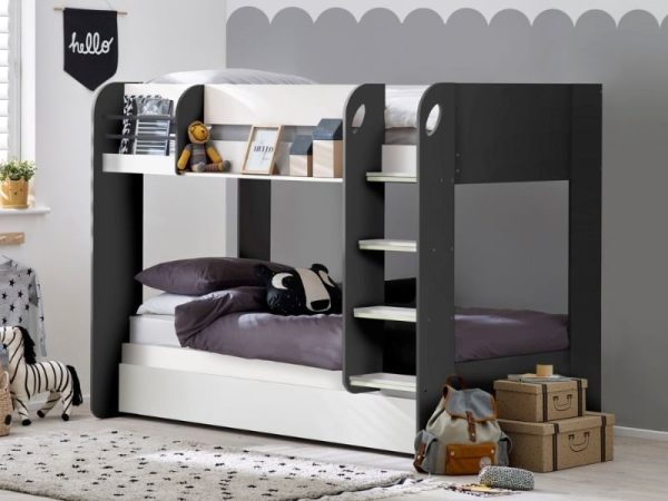 Julian Bowen Mars Charcoal Bunk Bed