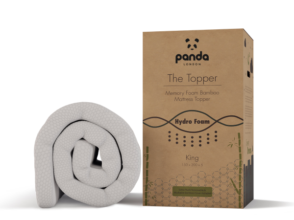 Panda Memory Foam Bamboo Double Topper