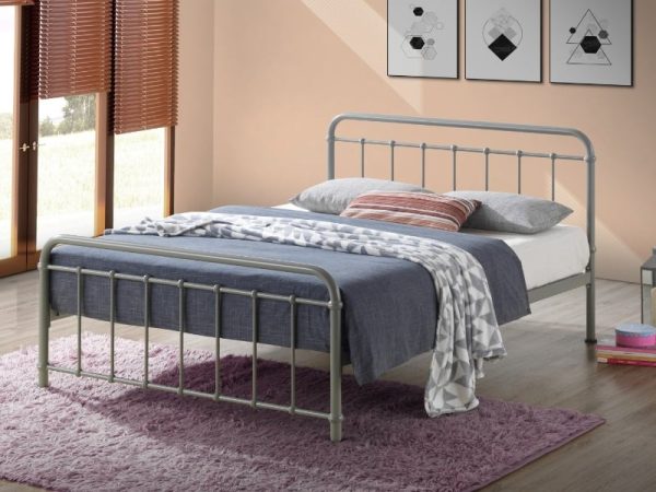 Time Living Miami King Size Pebble Metal Bed