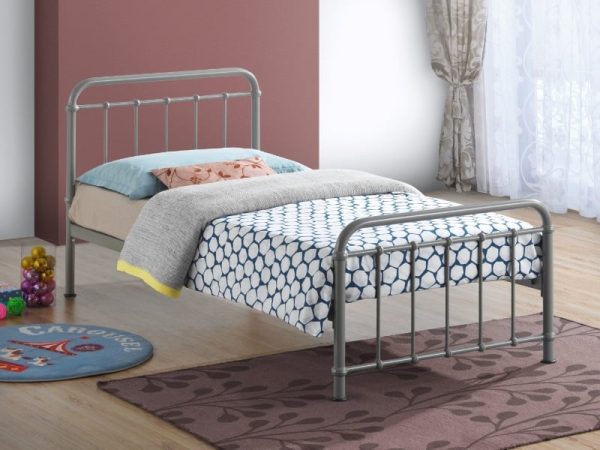 Time Living Miami Single Pebble Metal Bed