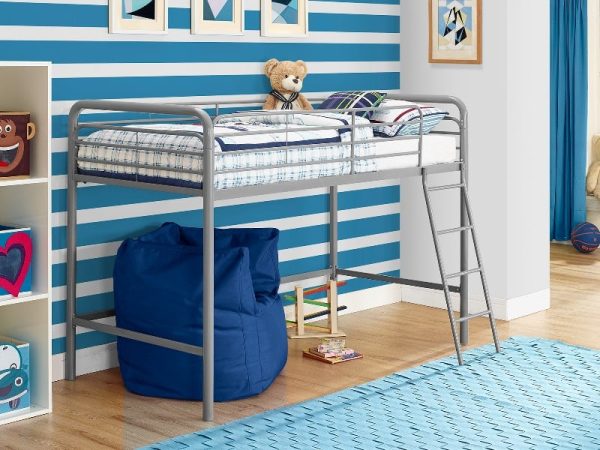 Dorel Midsleeper Bunk Bed Single Grey Bunk Bed