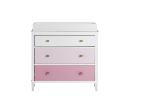 Little Seeds Monarch Hill Poppy 3DRW Changing Table Pink Changing Table